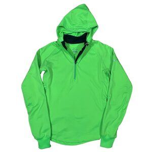 Nike Fleece Running Hoodie Dri Fit Neon Athletic Performance Womens Medium